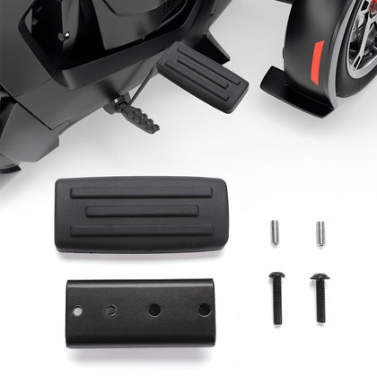KEMIMOTO front view of Ryker brake pedal showing fit and finish for confidence