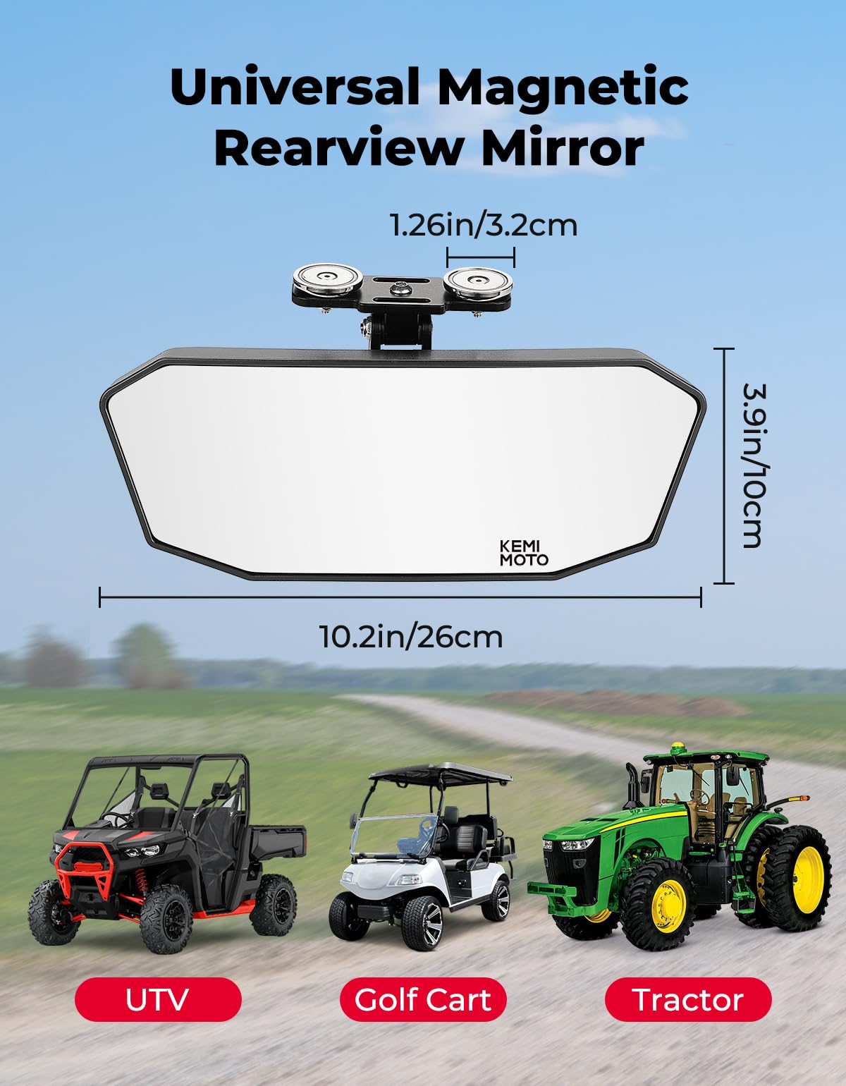 KEMIMOTO size comparison with hand illustrating compact, durable build