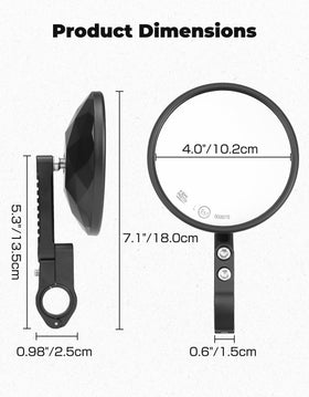 KEMIMOTO next to ruler showing 7.1" length for clearance planning