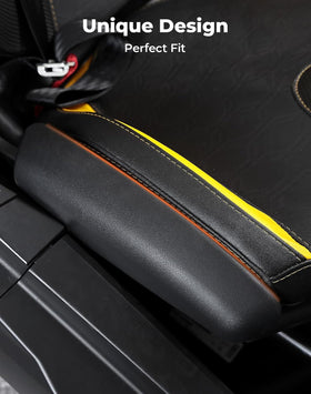 KEMIMOTO pad installed on Maverick seat demonstrating secure fit