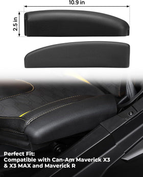KEMIMOTO left and right pads paired on seat showing full-side coverage