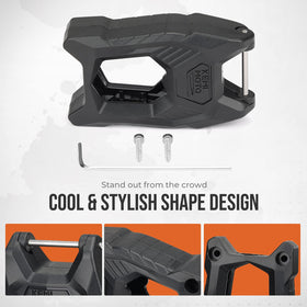 KEMIMOTO side profile highlighting sturdy ABS construction and slim fit