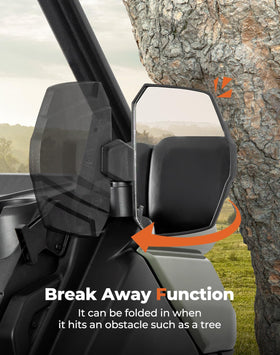 KEMIMOTO side-profile mirror reflecting road for safer reversing