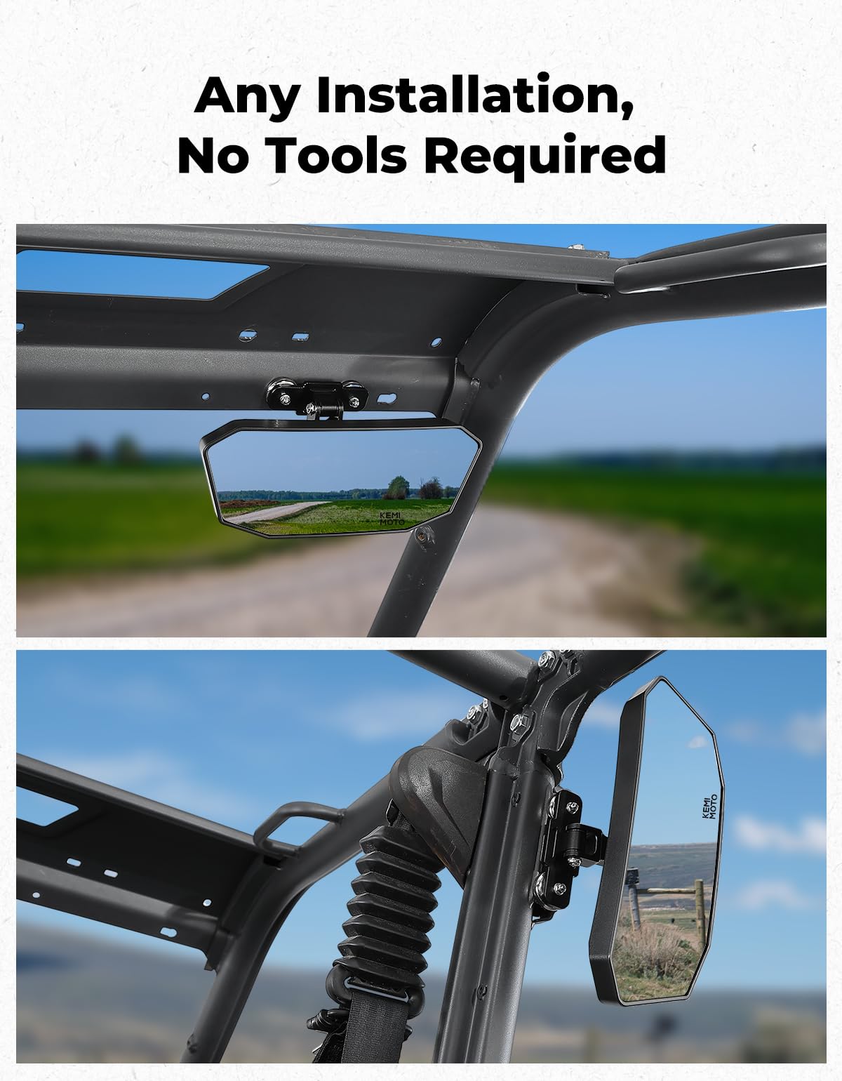 KEMIMOTO side profile demonstrating 180-degree tilt for customization