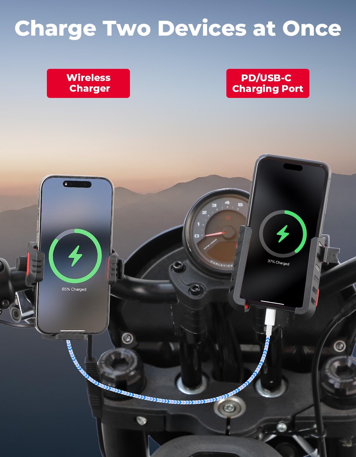 KEMIMOTO side profile with action-camera attached for recording rides