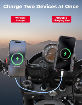 KEMIMOTO side profile with action-camera attached for recording rides