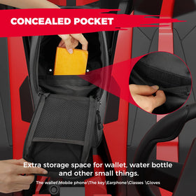 KEMIMOTO side zipper and handle detail demonstrating secure closure and quick access