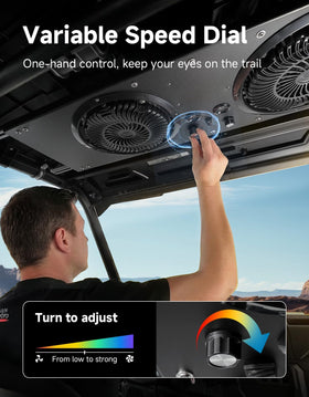 KEMIMOTO rotary speed dial and separate switches for intuitive control