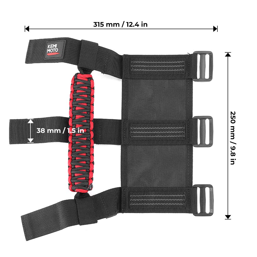 KEMIMOTO reinforced stitching and nylon backing for durability