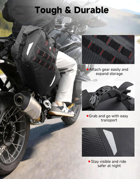 KEMIMOTO PVC texture close-up showing waterproof durability benefit
