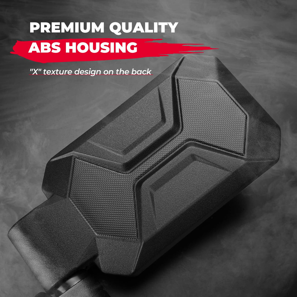KEMIMOTO textured back housing close-up highlighting durable styling and strength