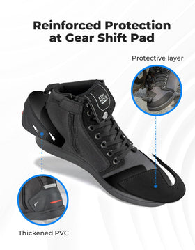 KEMIMOTO thick heel protection detail offering impact resistance