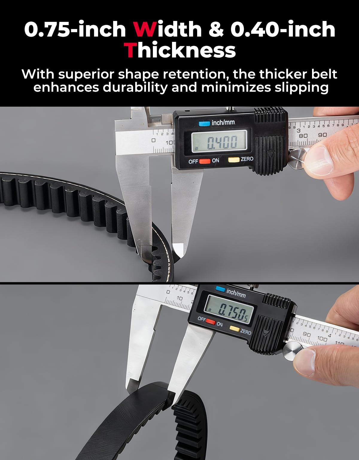 KEMIMOTO three belts laid flat illustrating spare set convenience and readiness