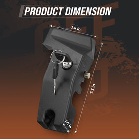 KEMIMOTO two keys displayed to show spare-key convenience benefit
