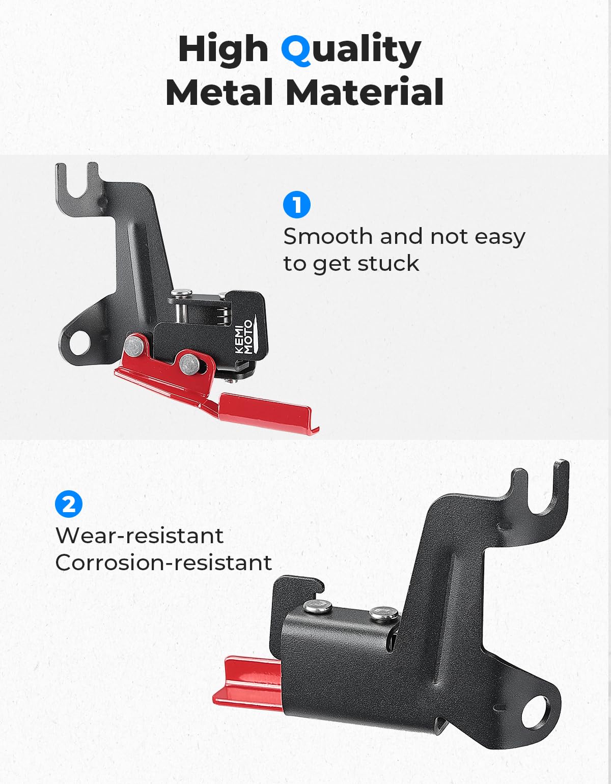 KEMIMOTO under-dash installation angle showing bolt-on mounting points