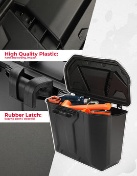 KEMIMOTO bin being rinsed to show waterproof design and easy cleaning
