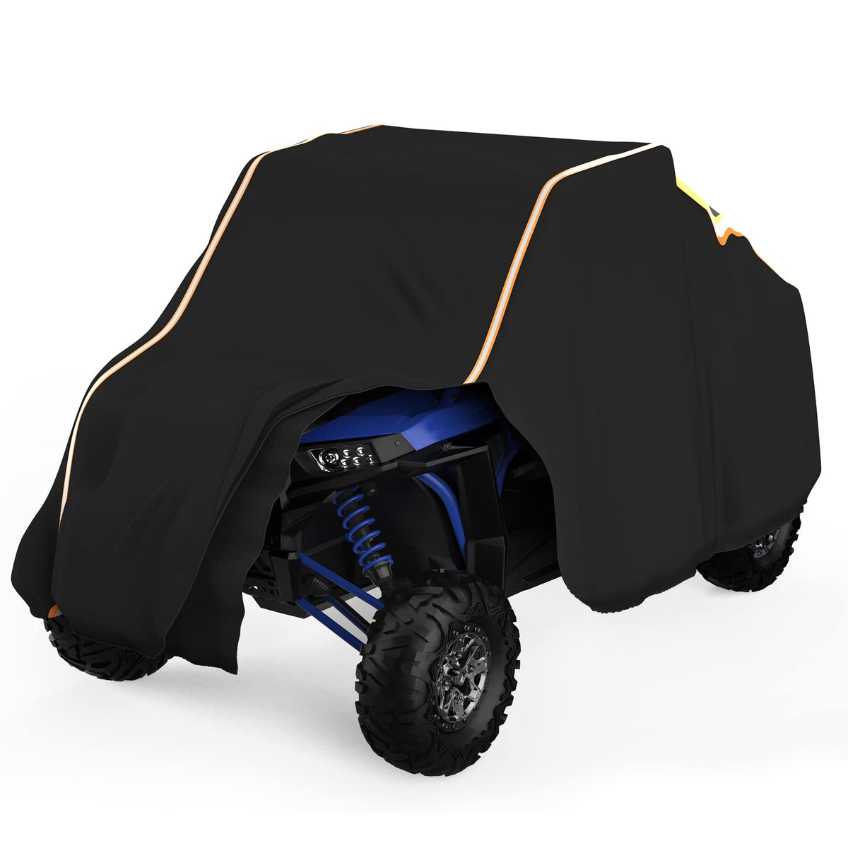 KEMIMOTO cover in campsite lifestyle scene protecting vehicle outdoors