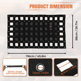 KEMIMOTO UV-coated mesh resisting sun exposure and fading