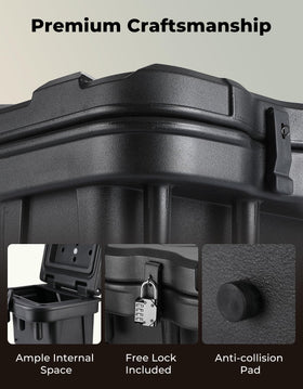 KEMIMOTO weather-seal under running water illustrating moisture resistance benefit