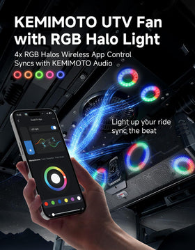 KEMIMOTO white dome light illuminated providing bright cabin visibility