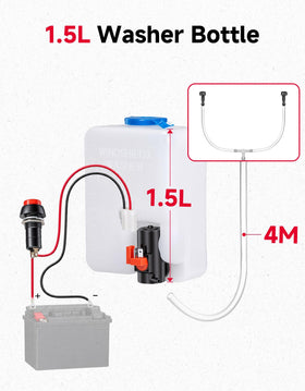 KEMIMOTO wiring harness and three-position switch image showing simple control and tidy routing