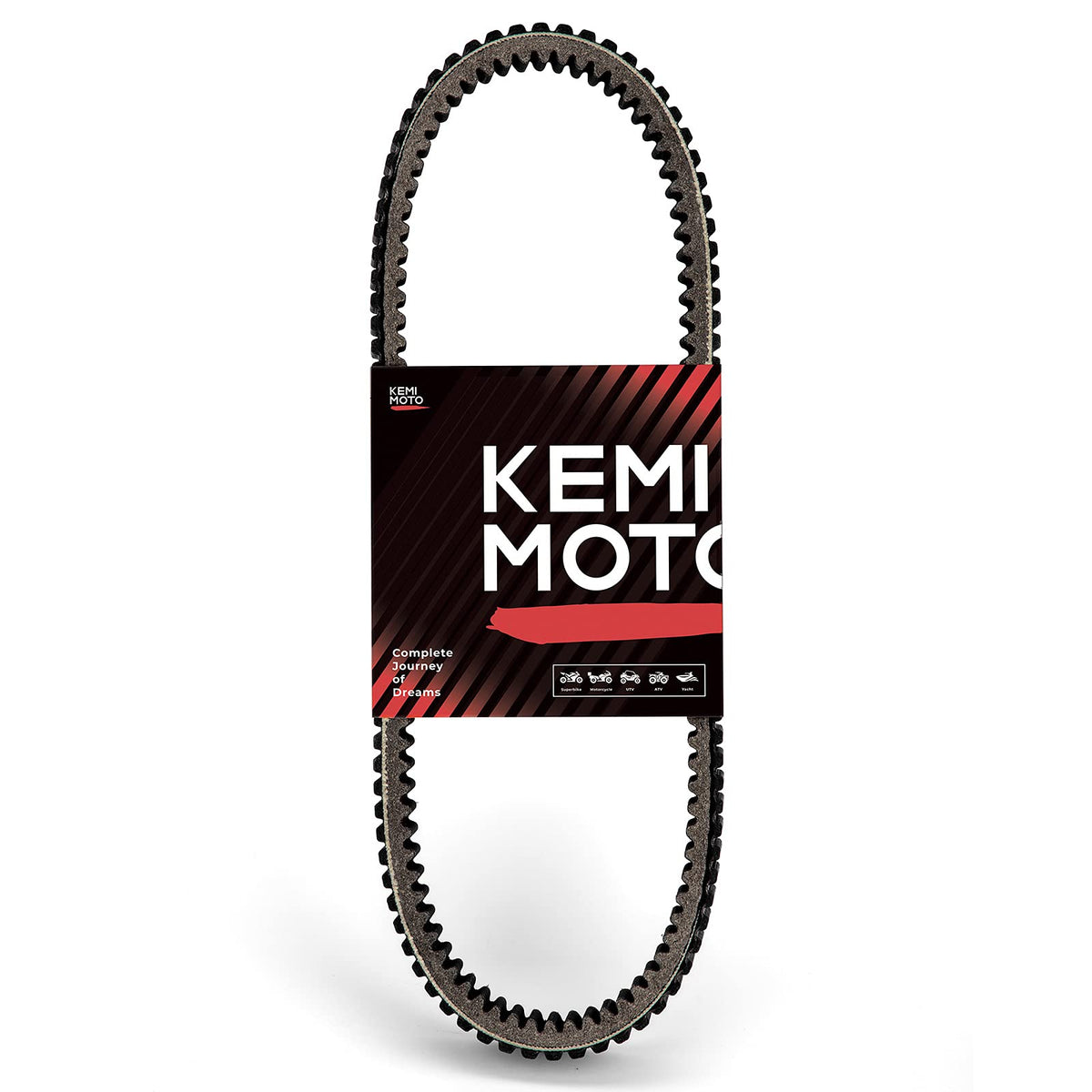 KEMIMOTO belt on a Maverick offroad scene illustrating reliable power transfer