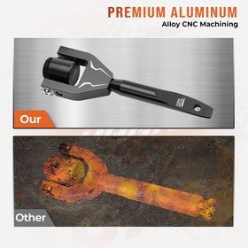 KEMIMOTO handle grip detail showing non-slip surface for safer operation