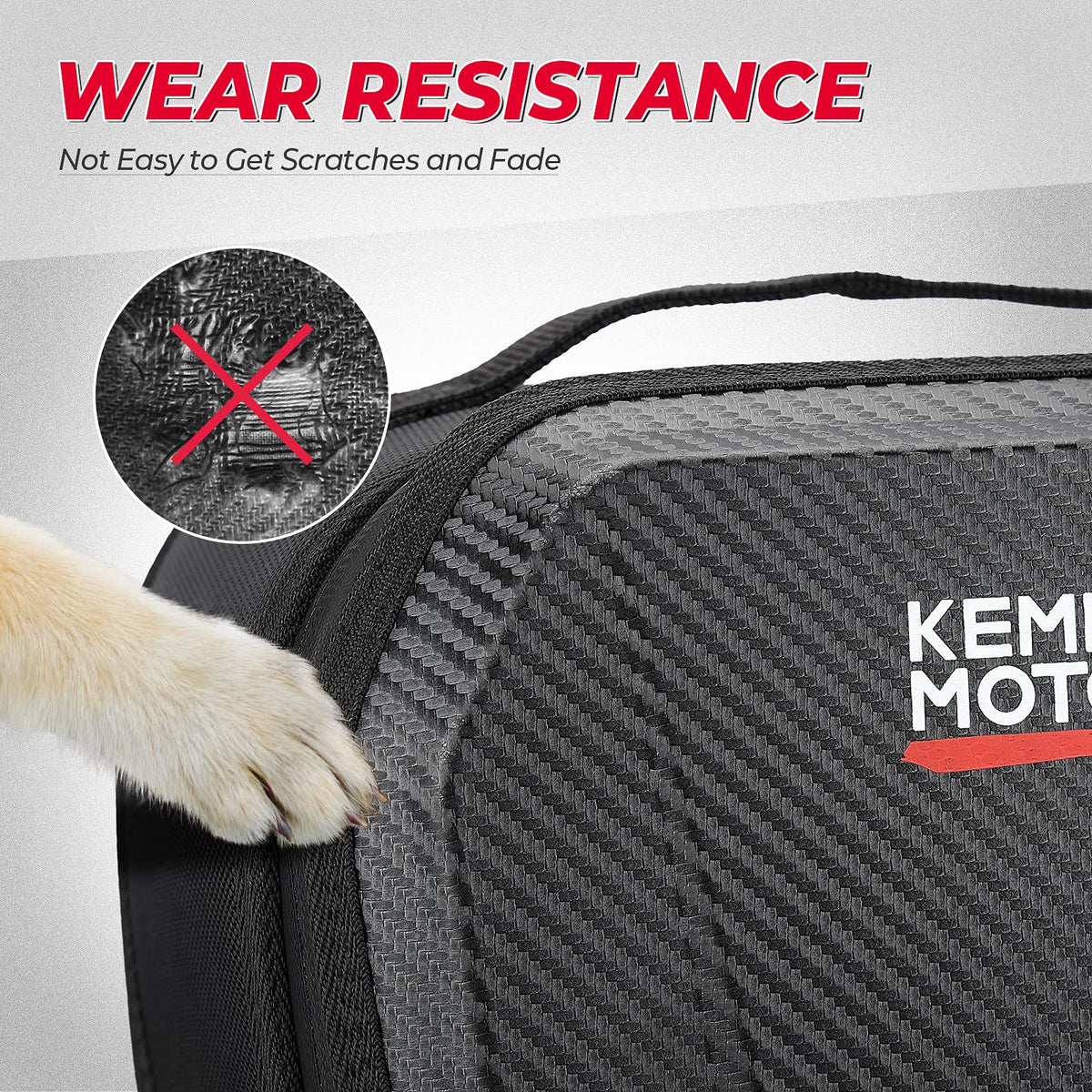 Kemimoto installed between Maverick X3 seats keeping items secure benefit