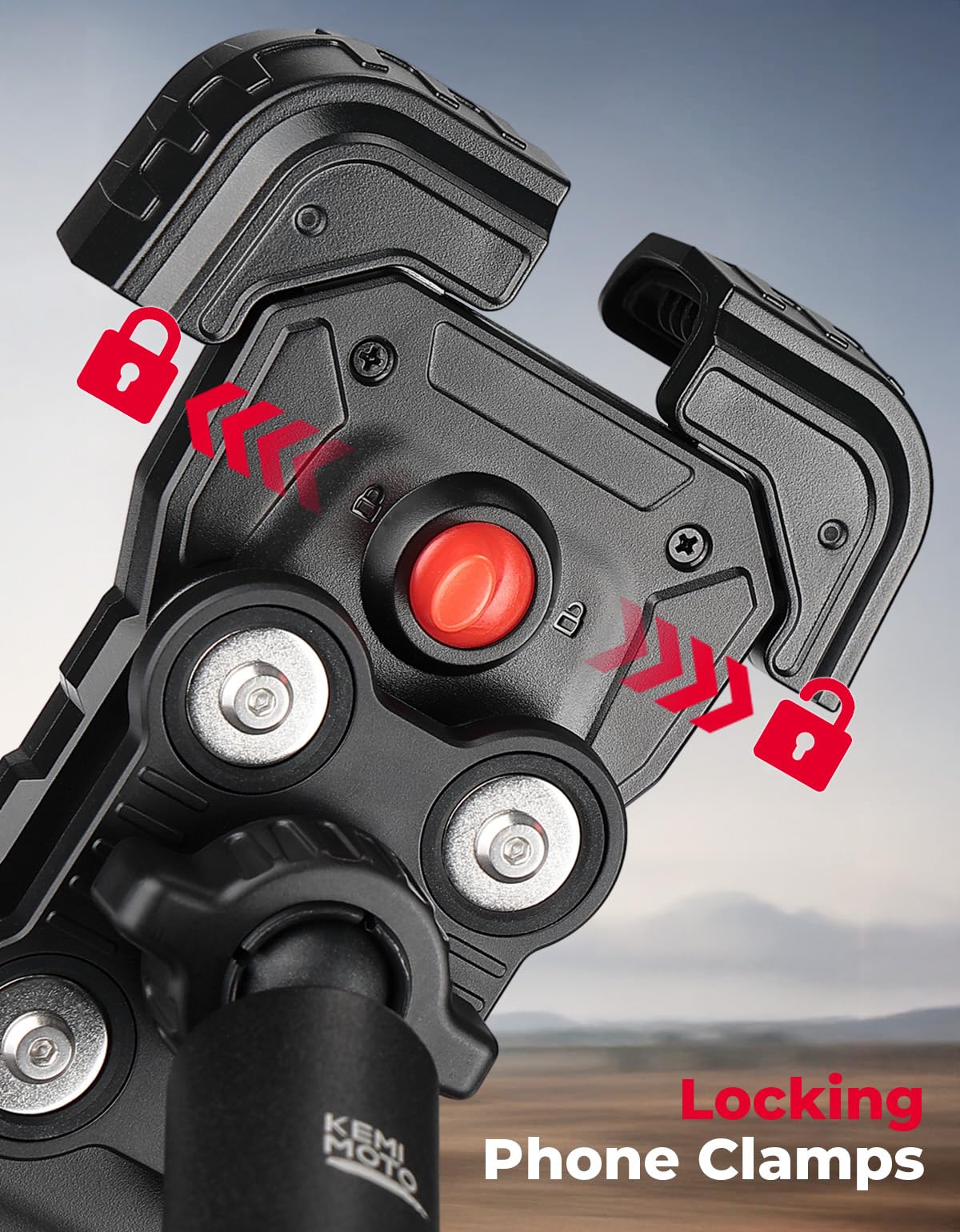 KEMIMOTO X3 mounted in Can-Am Maverick X3 on trail for navigation