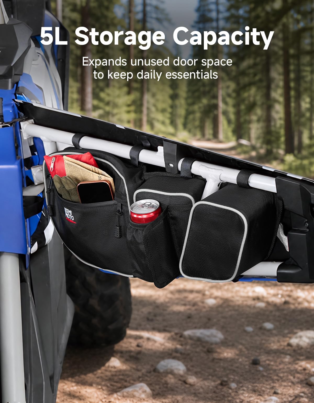 KEMIMOTO zipper close-up highlighting sealed, dust-resistant design
