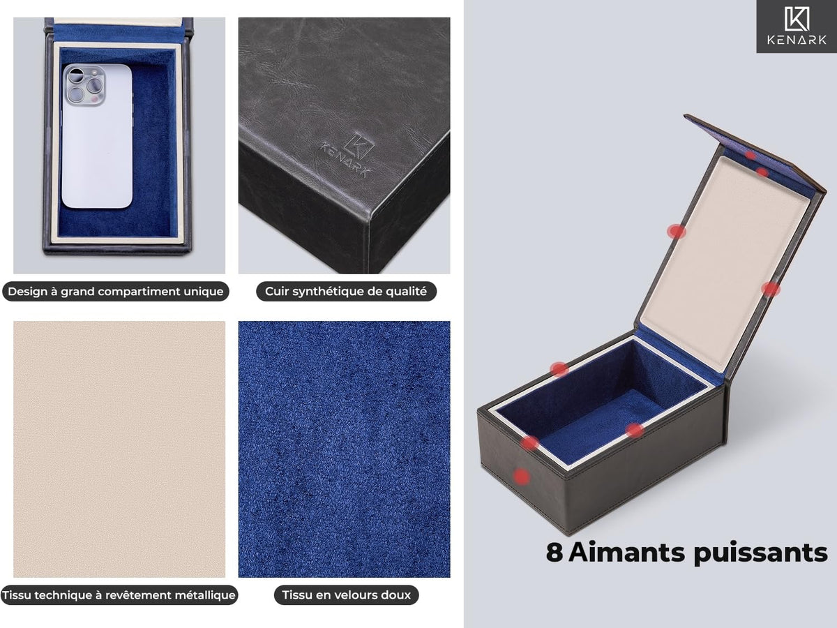 KENARK KK7 placed on entryway tray showing tidy storage and easy daily access