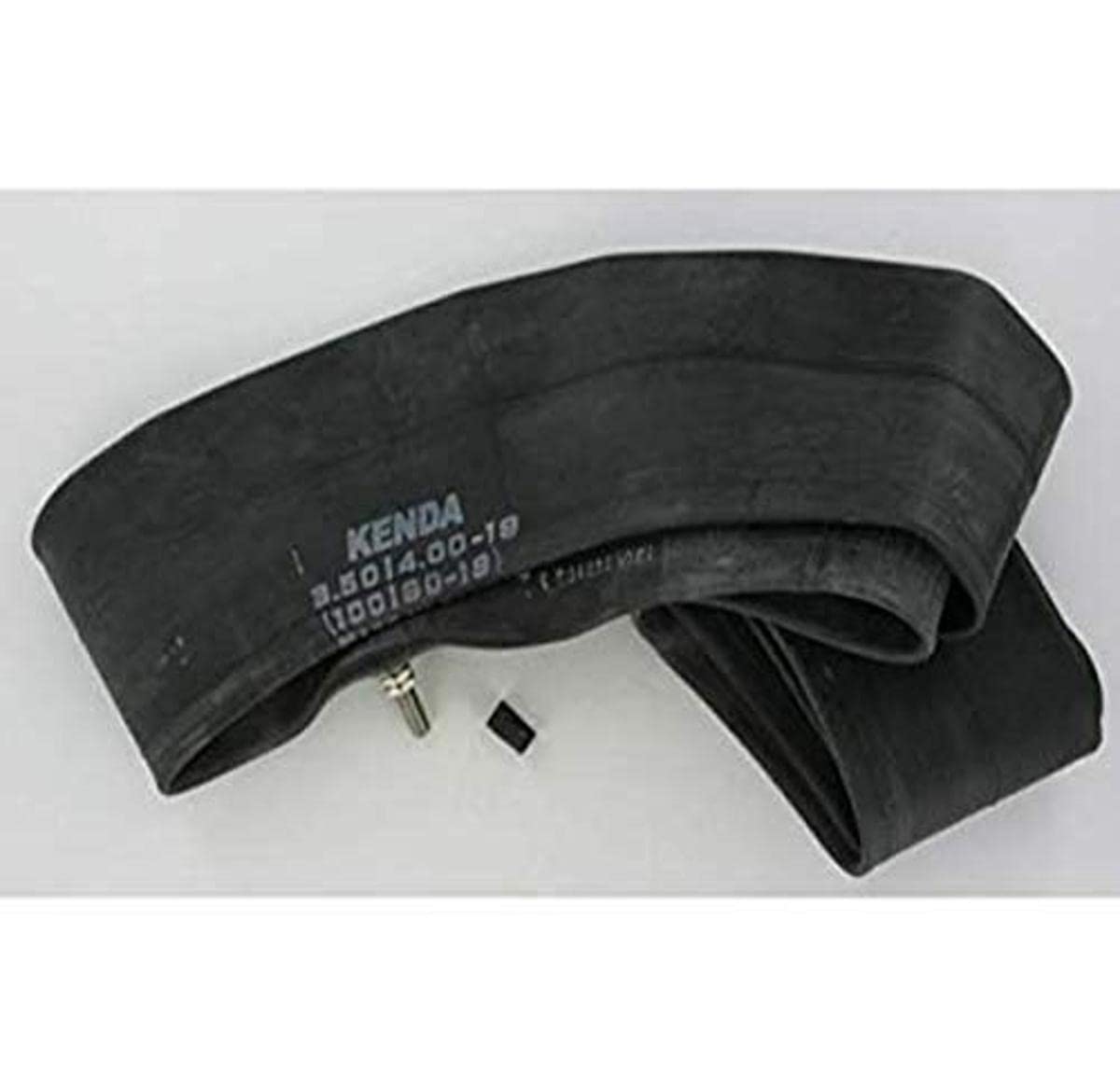 Kenda red inner tube front view showing full shape and fit for quick checks