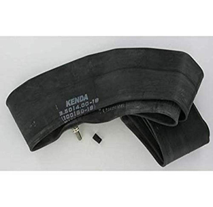 Kenda red inner tube front view showing full shape and fit for quick checks