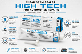 kent automotive close-up of sealer texture demonstrating smooth feathering benefit