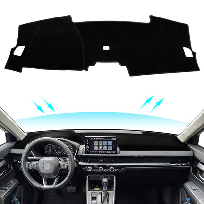 KENTUTO front view of dash cover showing precise CR-V fit and improved interior look