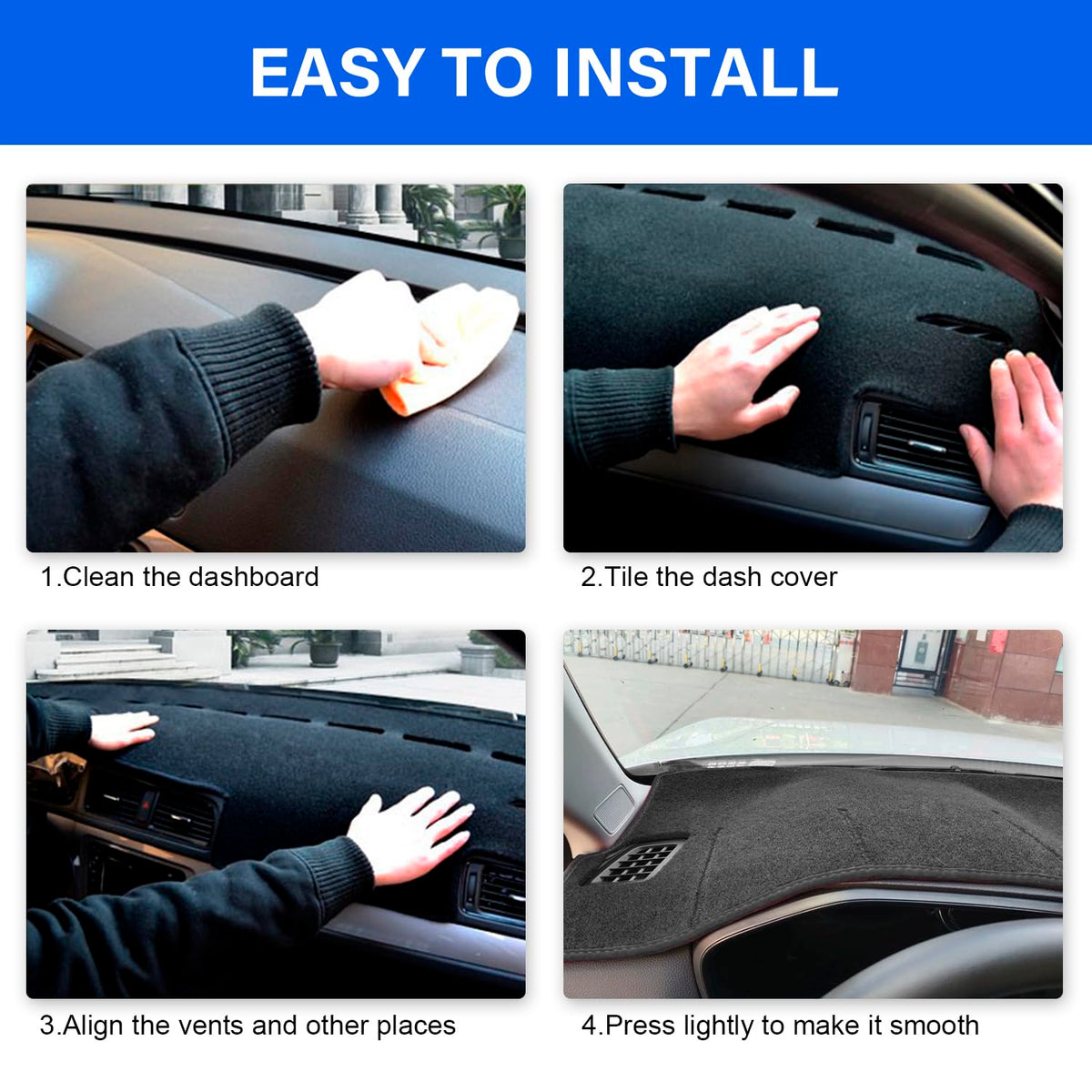 KENTUTO lifestyle view inside CR-V demonstrating glare reduction and comfort