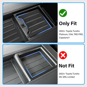 KENTUTO lower compartment insert detail preventing items from shifting