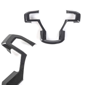 Keptrim side profile showing precise fitment around steering wheel rim for secure hold