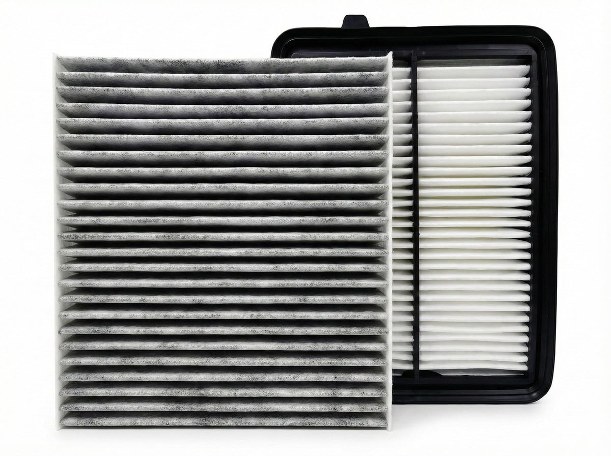 KEQGPCBE front packaging showing both filters and fit compatibility