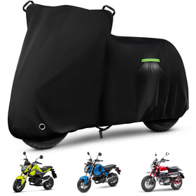 KERANTY front view on Honda Grom showing full coverage and weather protection