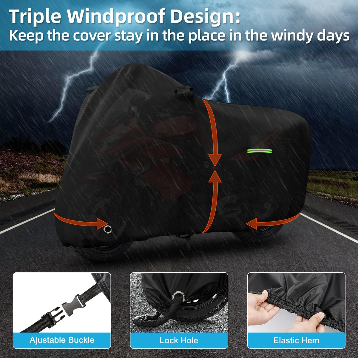KERANTY parked bike outdoor lifestyle protecting from weather