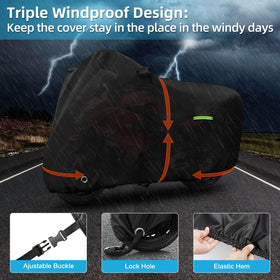KERANTY parked bike outdoor lifestyle protecting from weather