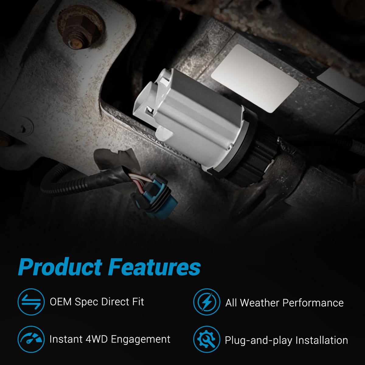 keriolee close-up of actuator gear housing highlighting durable construction