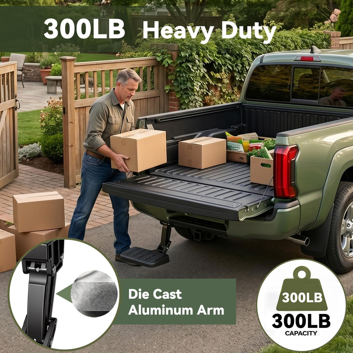 KERVANCH included installation hardware and bracket for quick no-drill setup