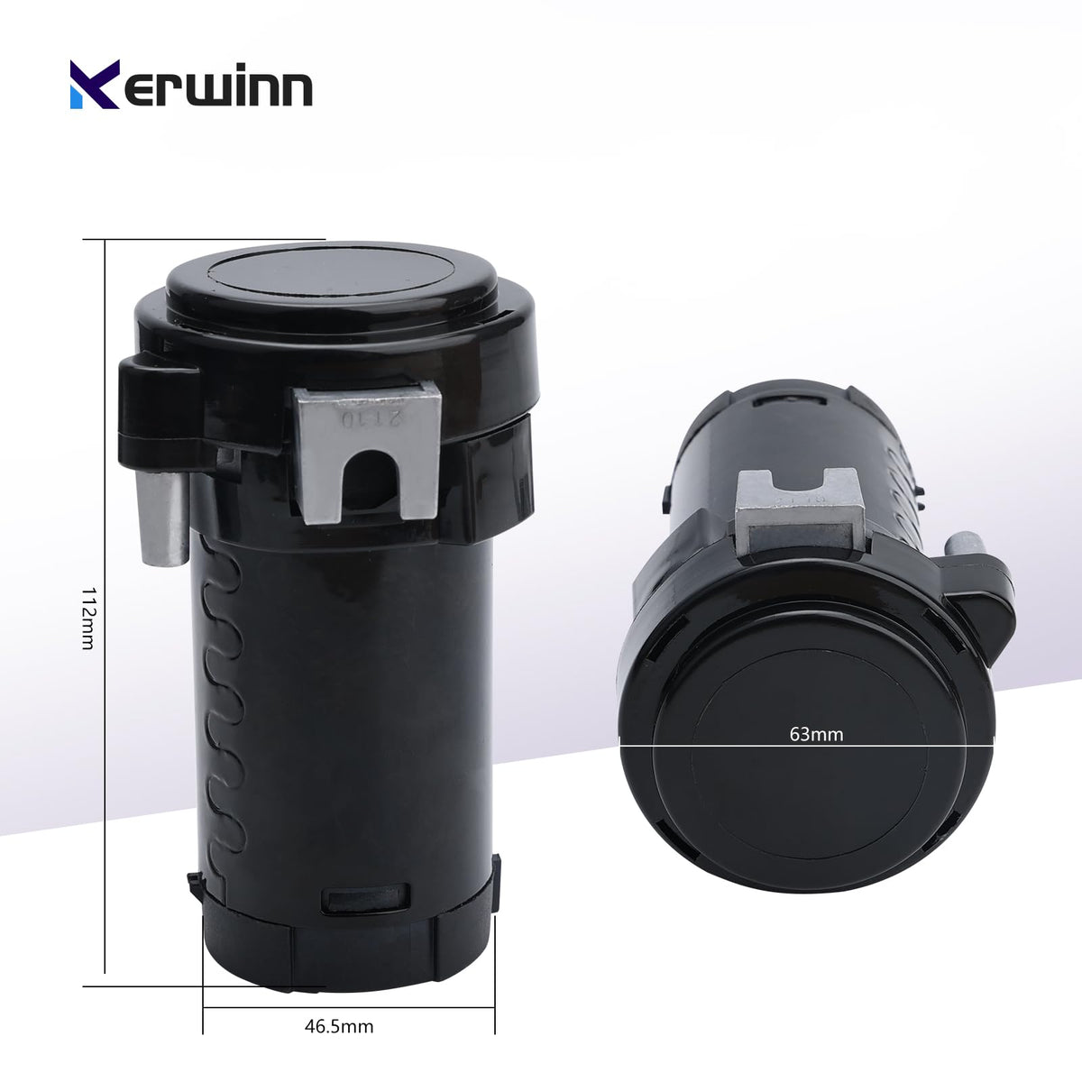 kerwinn rubber-sealed head closeup demonstrating dust and water resistance benefit
