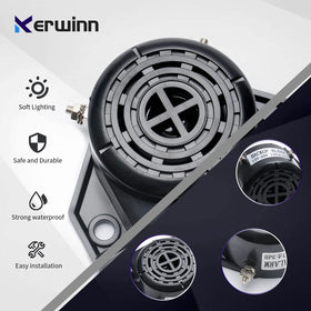 kerwinn size scale next to ruler showing compact dimensions for tight spaces