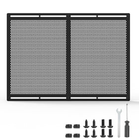 Kessainely front view grille installed showing secure door protection and durability