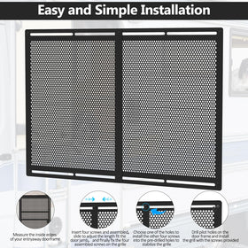 Kessainely mounting hardware laid out for easy installation and compatibility