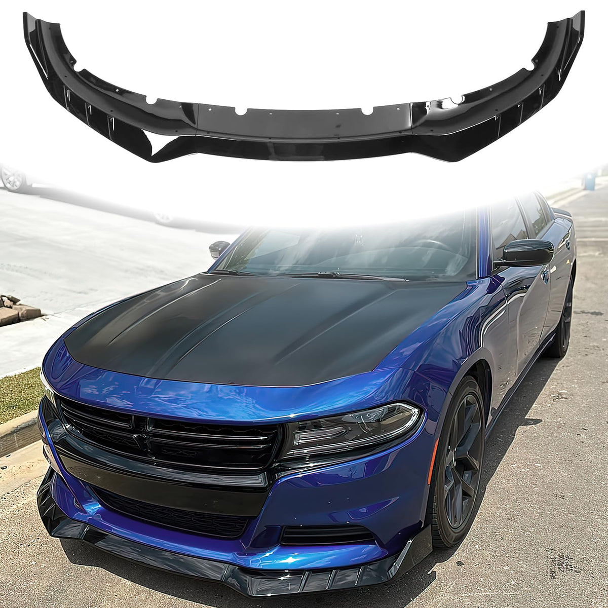 KETAI front lip front view showing aggressive splitter and improved looks