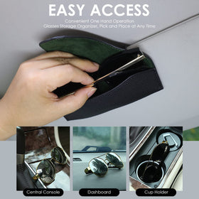 KEVANCHO clip attached to car visor for stable everyday use